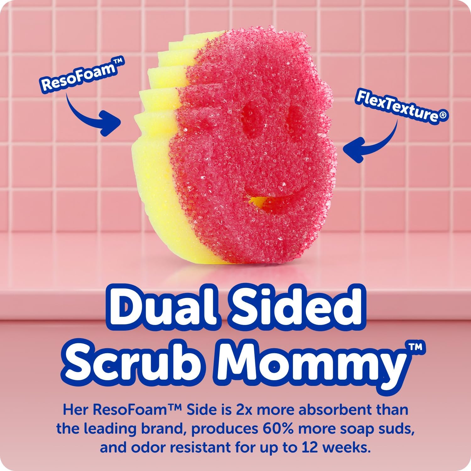 FlexClean Scrub Sponge Duo Pack